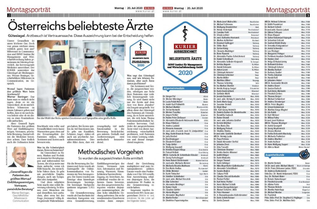 Österreichs beliebteste Ärzte CoOrdination
